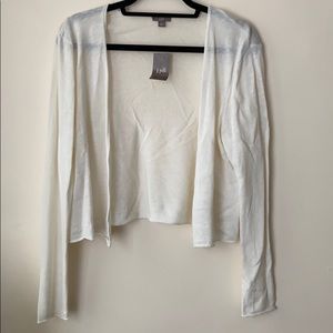 J Jill Longsleeve Off white Cardigan